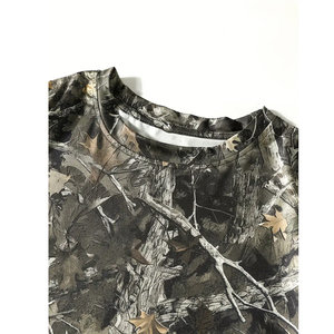 เสื้อยืดแขนสั้นผู้ชาย คอโอ ทรงปกติ ผ้าโพลีเอสเตอร์/คอตตอน ระบายอากาศได้ดี น้ำหนัก 220 กรัม สไตล์ลำลอง - Product Image 4