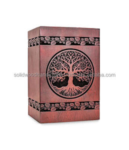 Urnas de Cremación de Madera de Nuevo Diseño para Adultos, Urnas Funerarias de Madera, Tamaño Personalizado, Artículos Funerarios - Product Image 3