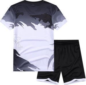 Tenue de football professionnelle unie, anti-humidité, à séchage rapide, sans logo, pour équipe. - Product Image 5
