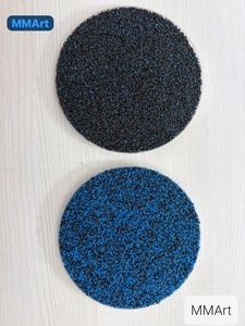 กรวดกรวดกลมสีดำลายจุดสีน้ำเงินสำหรับทาสีผนังแบบมีพื้นผิว - Product Image 1