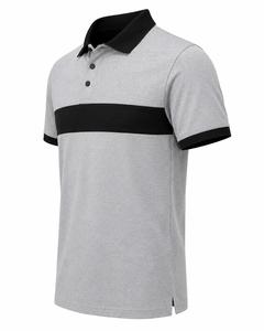 Camisa de Hombre al por Mayor, Transpirable, de Poliéster/Algodón Lavado, Manga Corta, Tejida, Casual, Corte Regular, con Botones, a la Moda - Product Image 3