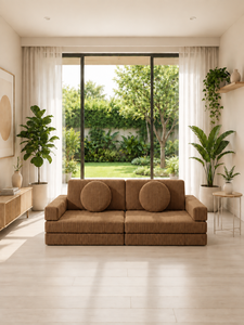 Sofá Modular Marrón Moderno para Niños de Emerald Sofa, Sofá de Juego para Apartamento, Tela Premium Personalizada, Muebles Ecológicos Aptos para Niños - Product Image 1