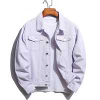 Veste en jean pour homme de haute qualité avec logo personnalisé, impression par transfert thermique, grande taille, respirante et écologique, prix de gros