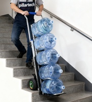 Chariot de livraison d'eau pliable à deux roues intelligent, pour usage domestique, chariot à eau motorisé, chariot à eau autopropulsé