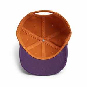 Casquette Snapback classique 5 panneaux réglable unisexe en sergé, style décontracté, couleur unie, taille adulte, toutes saisons, vente en gros OEM - Product Image 5
