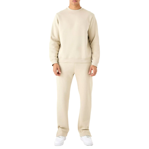 Ensemble de survêtement pour homme en 2 pièces, imprimé léopard jacquard, col zippé, taille élastique, spandex/polyester, manches longues, tenue de sport décontractée - Product Image 3