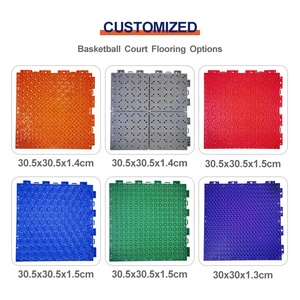Baldosas Deportivas Antideslizantes Ecológicas de PP para Canchas de Baloncesto al Aire Libre, Fáciles de Instalar, para Patio Trasero, DIY - Product Image 2