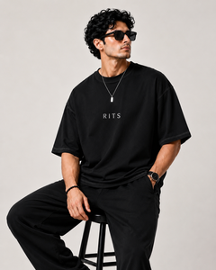 T-shirt surdimensionné en coton épais 160 g/m² pour homme, col rond, personnalisé avec logo, style streetwear, écologique, respirant, imprimé sérigraphié effet délavé - Product Image 4