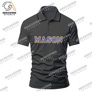 เสื้อโปโลผู้ชายออกแบบโลโก้ตามสั่งแบบมืออาชีพ ออกแบบโลโก้ของคุณเอง เสื้อโปโลเมสันใส่สบายสำหรับผู้ชาย - Product Image 5
