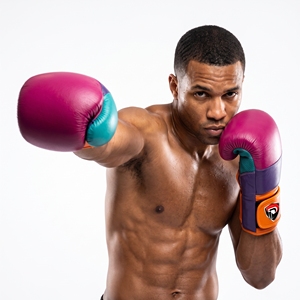 Dumela Leather <b>Boxing</b> <b>Gloves</b> <b>16</b> <b>Oz</b> Professional Training Gear with Logo Design - Product Image 5