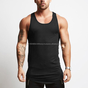 Men's Summer Sport Tank <b>Top</b> Quick Dry Polyester Gym <b>Vest</b> Drop Armhole Cut-Off Muscle Design Solid Color Workout Gear 3D Print - Product Image 6