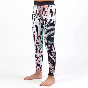 Leggings de BJJ Unisex de Poliéster/Spandex con Impresión Digital Personalizada de Alta Calidad, Ligeros, Transpirables y de Secado Rápido, 220g - Product Image 1