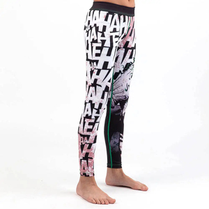 Leggings de BJJ Unisex de Poliéster/Spandex con Impresión Digital Personalizada de Alta Calidad, Ligeros, Transpirables y de Secado Rápido, 220g - Product Image 2