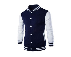 Fleeced Manufacture Wholesale High Quality Custom University College Baseball Letterman Varsity <b>Jacket</b> - Product Image 6
