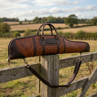 Housse de chasse personnalisée en cuir premium imperméable avec fermeture éclair, souple, pour tir en extérieur, 20-36L, légère