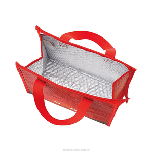 Wholesale Kids' Polyester Thermal Lunch Cooler Bag Waterproof Tote Insulated Small Cooler with Compartment for Lunches - Product Image 4