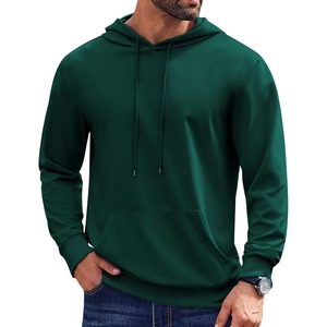 2025 Wholesale New Style Polyester Cotton Men Hoodies Low MOQ Best Quality Men Hoodies Solid Customized Color - Product Image 5
