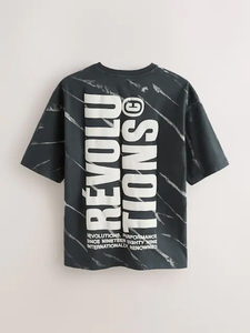 เสื้อยืดพิมพ์โลโก้ฮิปฮอปสำหรับผู้ชายผู้หญิงเสื้อยืดลำลองวินเทจแขนสั้นฤดูร้อน - Product Image 3