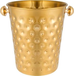 Rustic brass ice basket for <b>bar</b> serving chilled <b>drinks</b> wine beer ice storage durable vintage style - Product Image 3