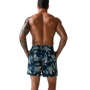Short de gymnastique pour hommes OEM maillot d'eau pour la natation embarquement décontracté plage maille sublimé solide motif coton taille 6XL - Product Image 6
