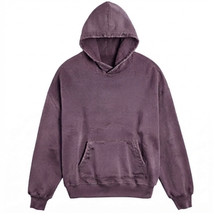 Sudadera con Capucha Unisex de Invierno del Fabricante, 100% Algodón, Felpa, Color Sólido Digital, Corte Holgado, Impermeable, para Hombre - Product Image 4