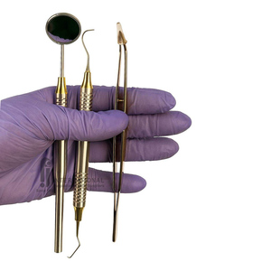 Ensemble d'instruments chirurgicaux dentaires en acier inoxydable de haute qualité, 3 pièces, classe I, poignée ergonomique, manuel, garantie 1 an - Product Image 5