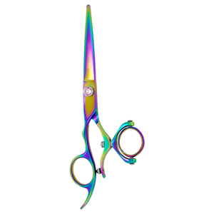 Ciseaux de coiffeur en cobalt à double articulation en acier inoxydable pour la coupe des cheveux, pour salon de coiffure et usage domestique, ciseaux manuels - Product Image 2