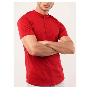 Camiseta de manga corta para hombre con cuello redondo, 220g, diseño sólido con logo personalizado frontal e impresión, tela satinada transpirable de secado rápido - Product Image 4