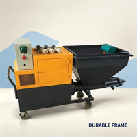 Machines à projeter du mortier de haute performance avec fonction de pulvérisation continue pour les projets de construction à grande échelle