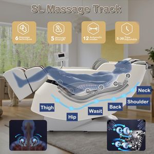 เก้าอี้นวดแบบไร้แรงโน้มถ่วงทั้งตัว พร้อมระบบทำความร้อนบริเวณเอว หน้าจอสัมผัส เหมาะสำหรับทั้งชายและหญิง เป็นของขวัญสุดหรู นวดสบาย ดีไซน์ทันสมัย - Product Image 4