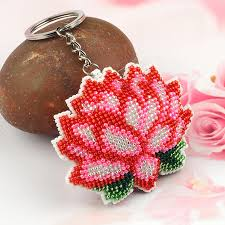 Kit de broderie au point de croix pour porte-clés, pendentif perlé DIY pour adultes |   Les images eBay peuvent être soumises aux droits d'auteur. Apprenez m - Product Image 3