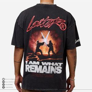 Camiseta Oversize de Algodón 100% Pesado para Hombre con Logo Personalizado, Ecológica y Transpirable, Estilo Streetwear 2026, Corte Holgado - Product Image 2