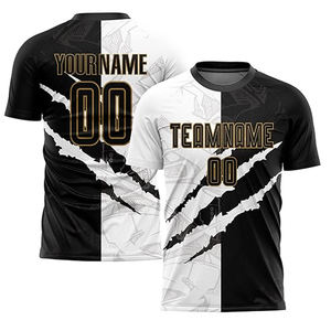 Uniforme de Fútbol Personalizado de Talla Grande, Conjunto de Camiseta de Fútbol de Poliéster Transpirable de Secado Rápido, Impresión por Sublimación, Ropa Deportiva para Equipos - Product Image 6