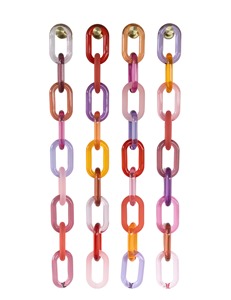 Décor mural moderne en chaîne d'acrylique fait main, article de décoration intérieure en résine personnalisé pour accrocher, vente en gros, chaîne articulée la plus adorable - Product Image 1