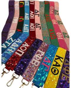 Correa de repuesto para bolso con patrón de camuflaje de leopardo y rayas, con cuentas, para llevar cruzado, de cincha ancha, hecho a mano con motivos animales - Product Image 5