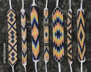 NOUSHAD HANDICRAFTS Handmade Beaded <b>Bracelet</b> Charm with Black Yellow & Silver Stones IGI Certified for Jewelry Making - Product Image 5