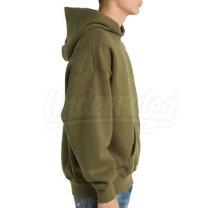 Sweat-shirts à capuche amples pour hommes, coupe oversize, en coton épais, vêtements décontractés de style urbain, design personnalisé, fournisseur pour commandes en gros - Product Image 4