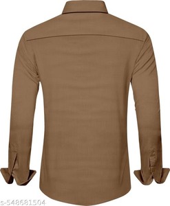 Camisa Casual de Primavera para Hombre, 100% Algodón, Tejido Sólido, Cuello Mandarín Vintage, Botones de Cuerno, ODM - Product Image 6