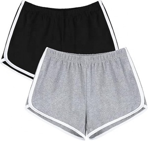 Pantalones cortos deportivos de algodón para mujer hechos a medida Fitness Active Wear Gym Shorts Workout Yoga Shorts personalizar tamaños - Product Image 2