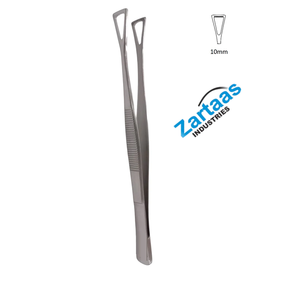 Fórceps de disección de tejido Duval de acero inoxidable de alta calidad Mandíbula 10mm 14,5 cm Instrumentos quirúrgicos Fabricante y exportador - Product Image 2