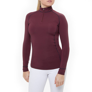 Fournisseur de vêtements de compétition d'équitation pour femmes, sous-vêtements de base sans couture respirants, chemises de concours d'équitation - Product Image 5