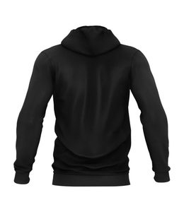 เสื้อสเวตเชิ้ตมีฮู้ดสีดำสำหรับผู้ชาย ทรงปกติ สีพื้น ผ้าฟลีซลำลอง แขนยาว มีกระเป๋า เหมาะสำหรับใส่ในฤดูใบไม้ร่วง - Product Image 2