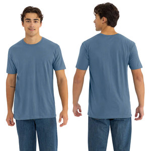 Camisetas de hombre estilo urbano, lisas, 180g, 100% algodón/spandex/nailon, etiquetas privadas en el cuello, etiquetas colgantes y embalaje. - Product Image 1