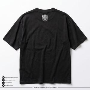 T-shirt da uomo a maniche corte stampata Bad Boys, nera, girocollo, stile streetwear, vestibilità regular, in jersey di cotone, per attività all'aperto - Product Image 4