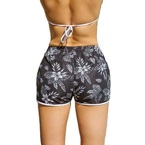 Shorts de plage pour femmes à taille haute, nouveau logo imprimé personnalisé, respirant, esthétique, pour l'été, impression numérique - Product Image 3