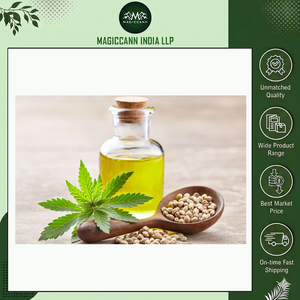 Huile de graines de chanvre pressée à froid 100% pure naturelle de qualité alimentaire riche en acides gras oméga pour la cuisine, les soins de la peau, les soins capillaires et le bien-être - Product Image 2