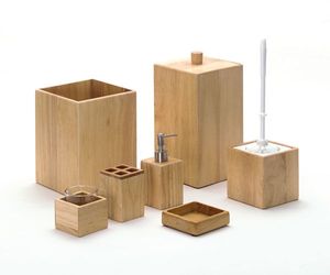 Juego de Accesorios de Baño de Madera con Letras Personalizadas para Regalos de Lujo, Bodas y Decoración del Hogar - Product Image 3