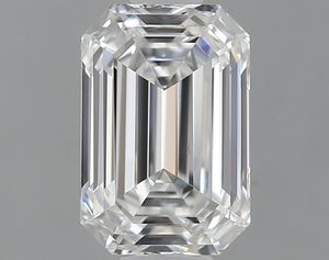 Diamante Suelto Cultivado en Laboratorio de Alta Calidad, Corte Esmeralda de 2.55 Quilates, Claridad VS1, Color E, Certificado IGI - Product Image 2