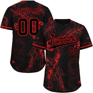 Maillot de baseball personnalisé par sublimation avec un matériau léger et respirant pour les vêtements de sport actifs - Product Image 1