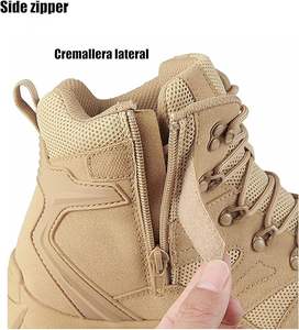 Botas de Trabajo y Senderismo para Hombre, de 6 Pulgadas de Altura, con Cierre Lateral, Zapatos para Desierto - Product Image 2